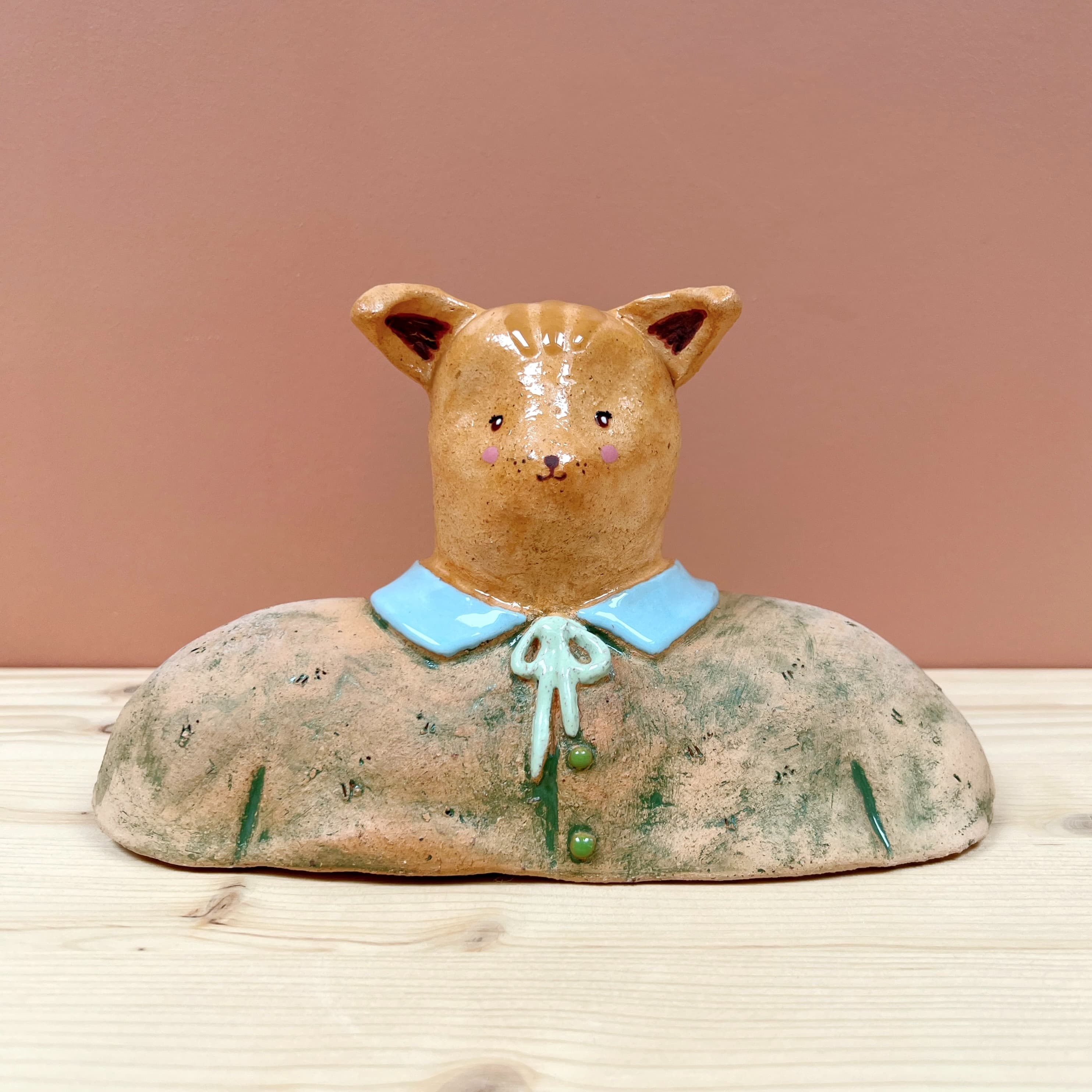 Penny the Cat • Heykel — el yapımı seramik