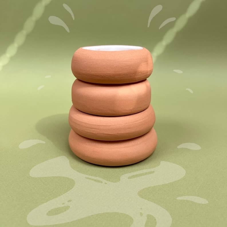 Donut • Palet — el yapımı seramik